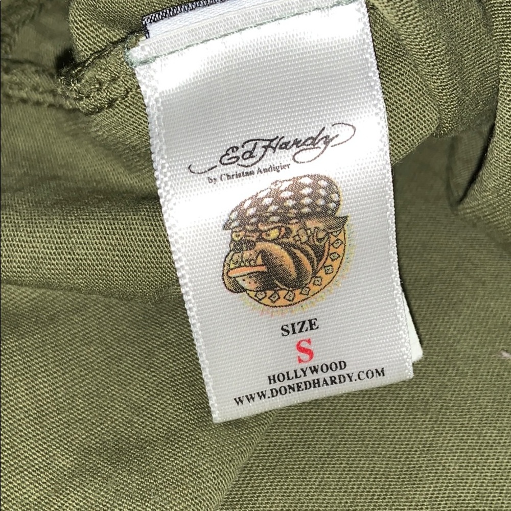 Ed Hardy by Christian Audigier Rhinestone Top - Picture 8 of 10